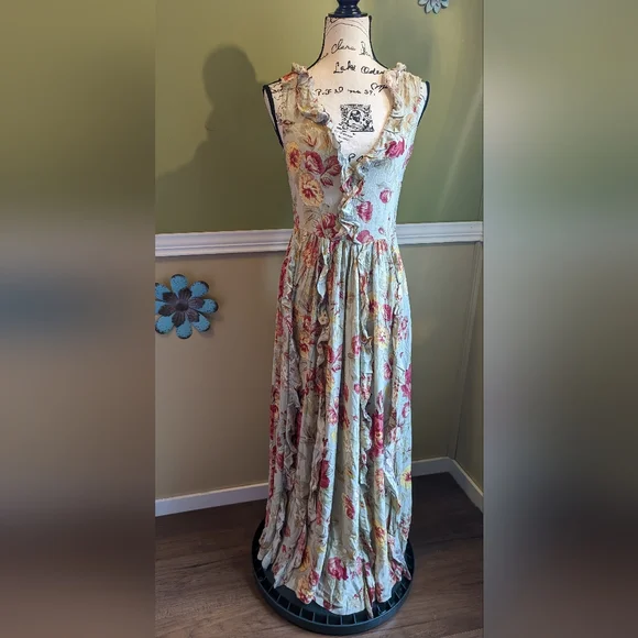 chinese dress ladies Makaha Red Hawaiian Maxi Dress main image 1